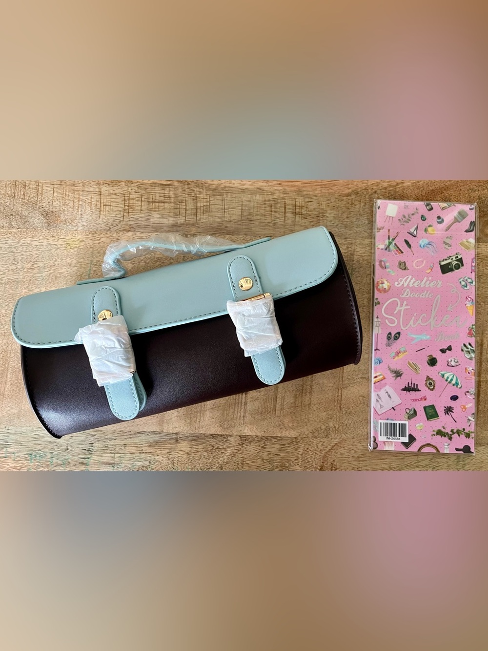 NEW Daily Grind Planner Academia Lux Crescent Bloom Accessory Case & Stickers